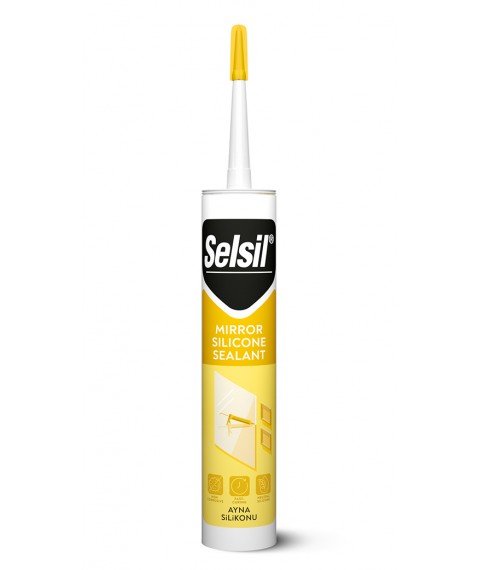 Selsil Ayna Silikonu 310 ml - Koli